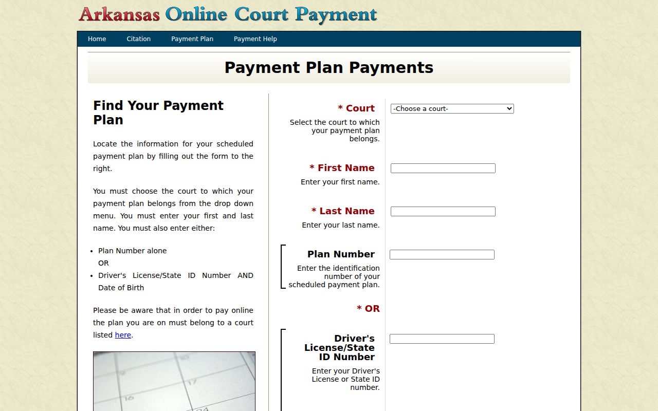 Bradley County bench warrant payment plan warning