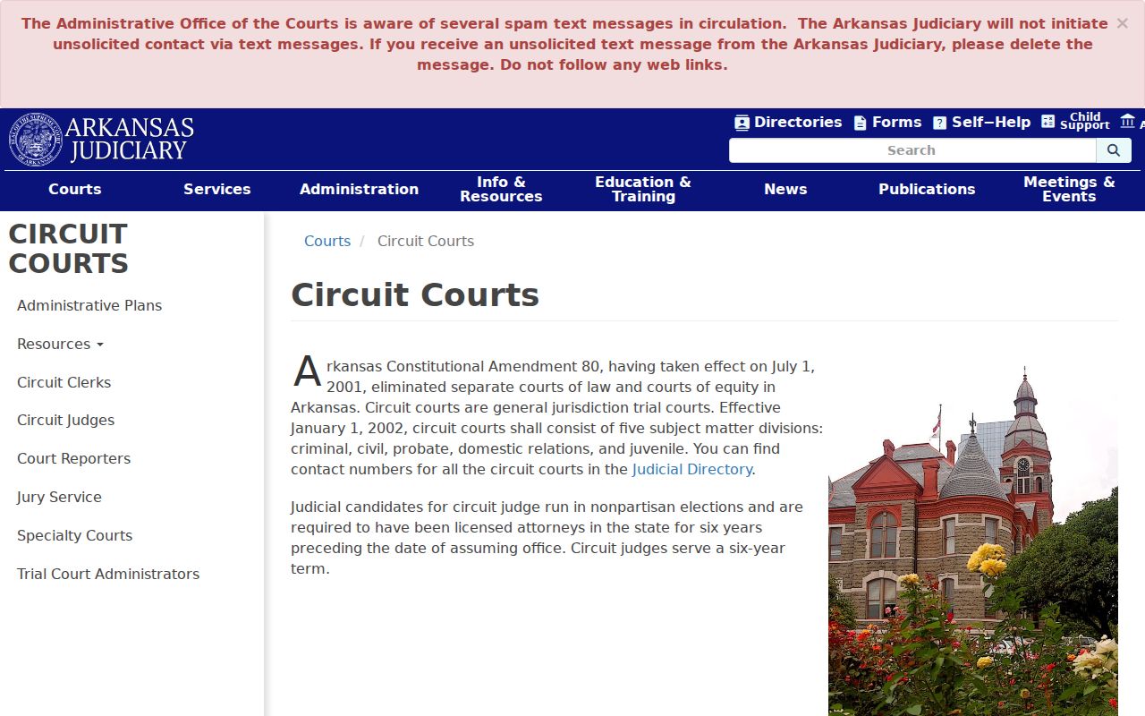 Bradley County arrest warrant circuit court subject matter