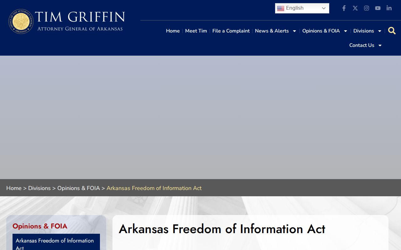 Bradley County arrest warrant Arkansas FOIA access information